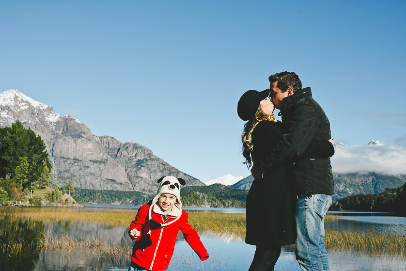 Ensaio fotográfico de familia de Brasil en el Hotel Llao Llao Bariloche por Daniela Liska